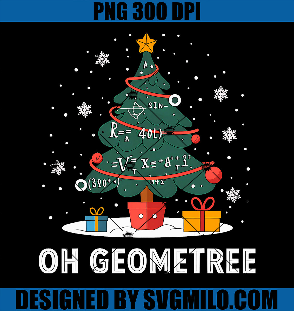 ChristmasGeometryTeacherXmasMathEquationsGeometreetreePNGcopy_1200x1200 ...