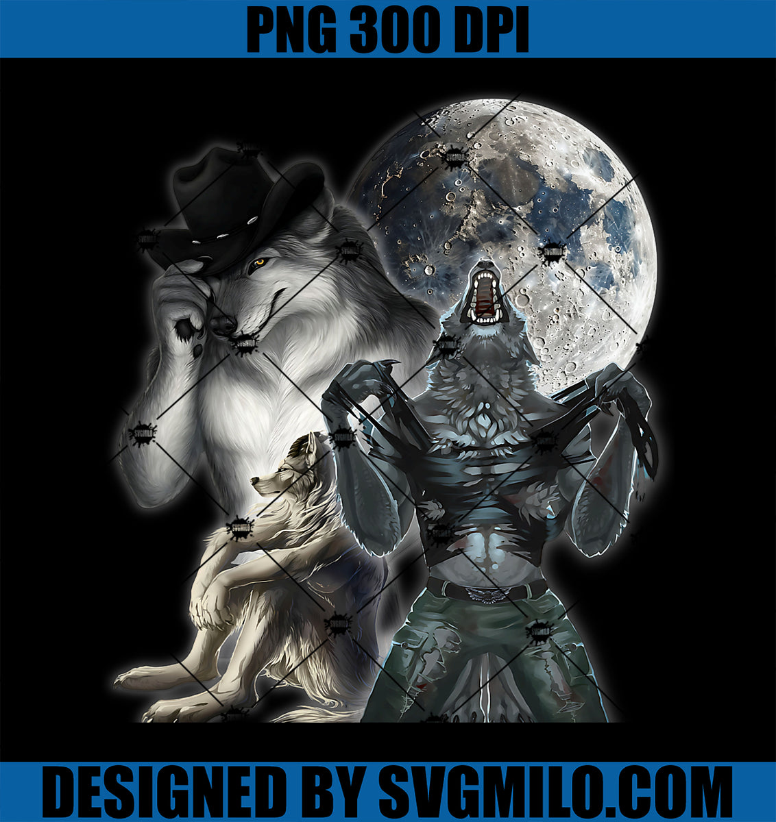 Cringe Alpha Wolf Meme Werewolf PNG