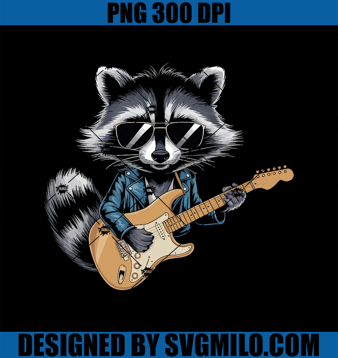 FunnyRaccoonMusicBandElectricA