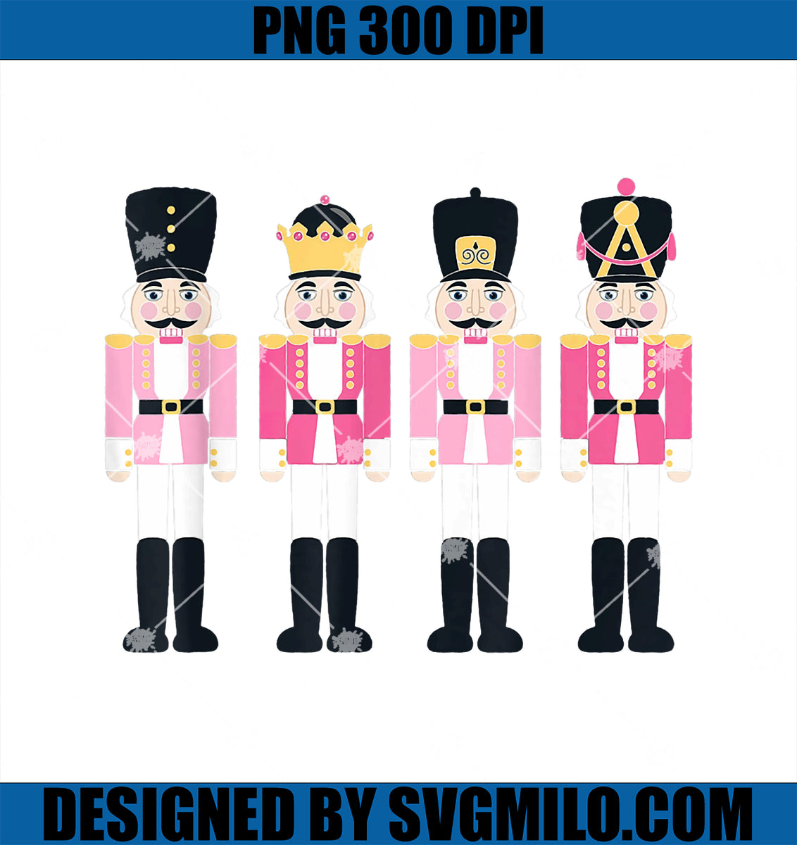 Pink Nutcracker Ballet Vintage Christmas Nutcracker PNG, image size:1132x1200