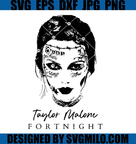 Taylor Swift Malone  SVG, Fortnight Taylor Swift  SVG