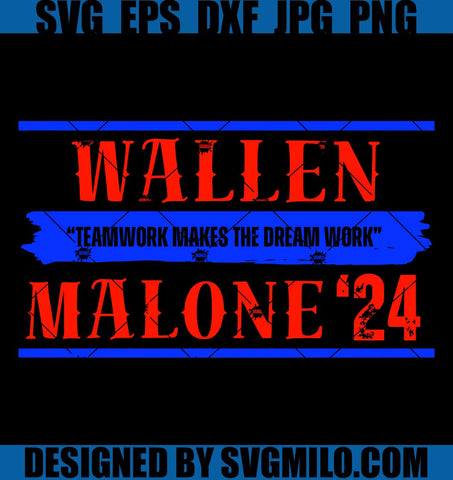 Wallen Malone ‘24 Teamwork Makes The Dreamwork SVG