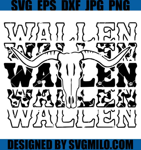 Wallen SVG, Western Cowboy SVG