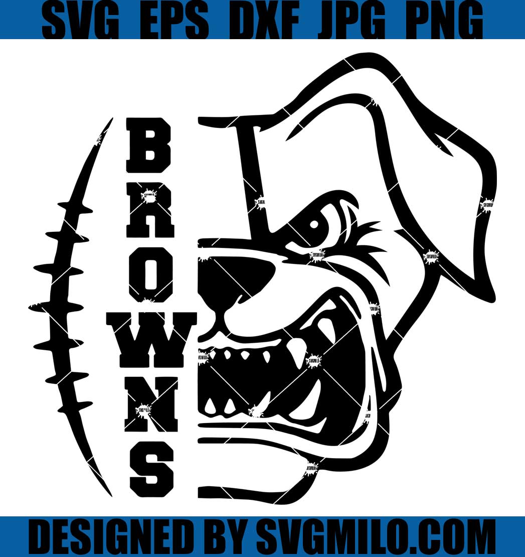 Cleveland Browns Black SVG  Cleveland Browns Football vector File