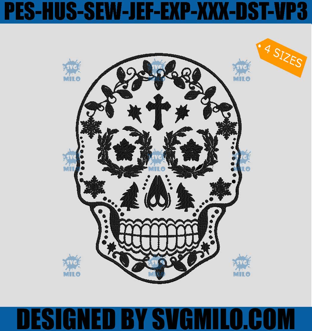 Baseball Sugar Skull Svg 