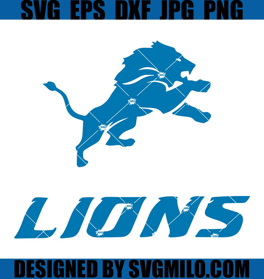 Detroit Lions Football Team SVG, Detroit Lions SVG, NFL Teams SVG