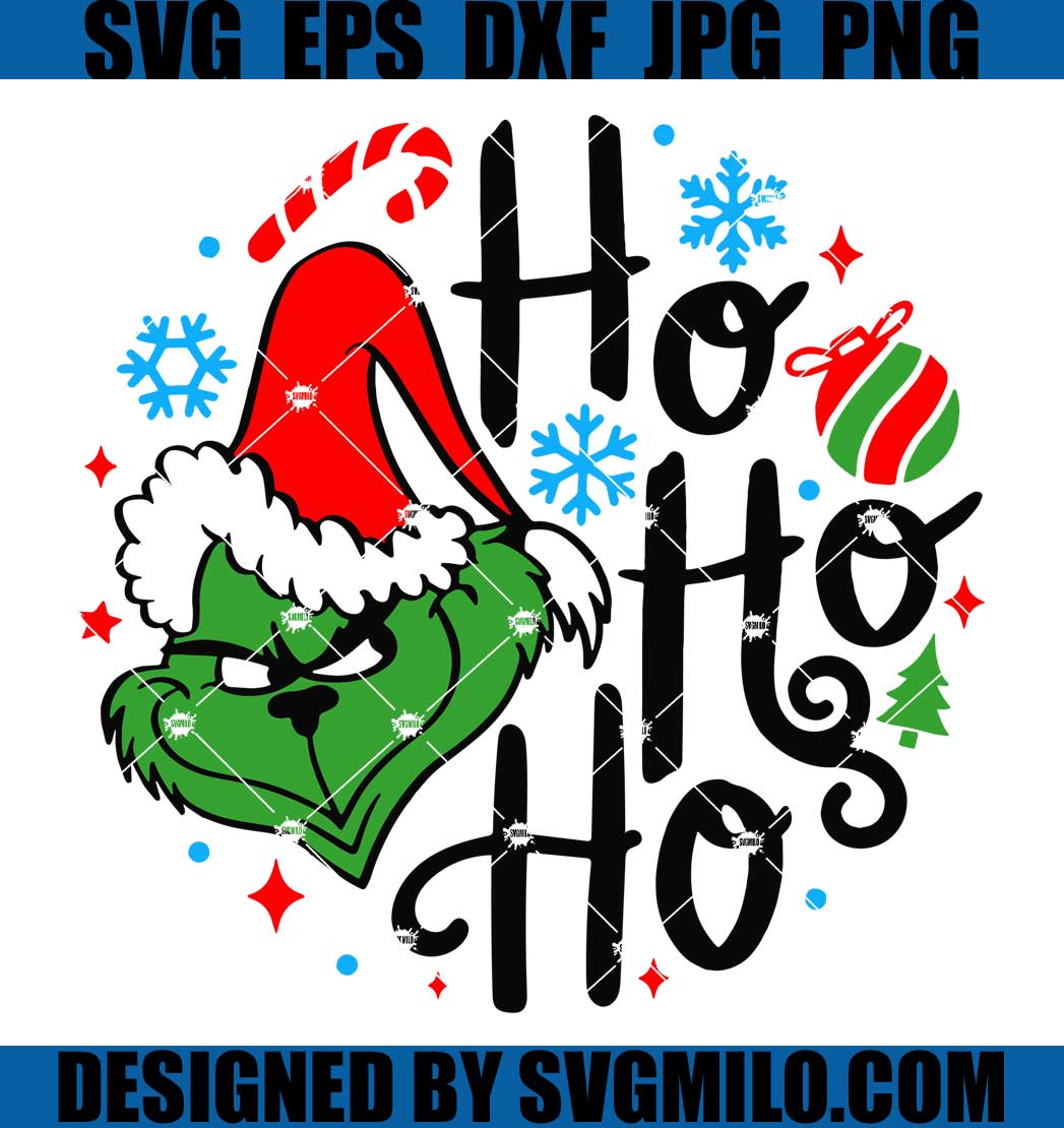 Ho Ho Ho Christmas Svg,Cartoon Svg, Christmas Svg, Gift SVg