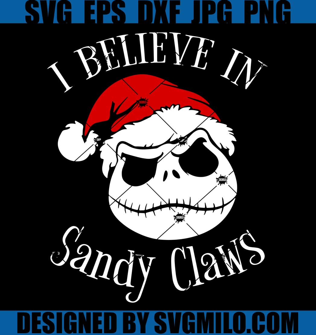 Ho Ho Ho Jack skellington santa claus SVG, Jack skellington