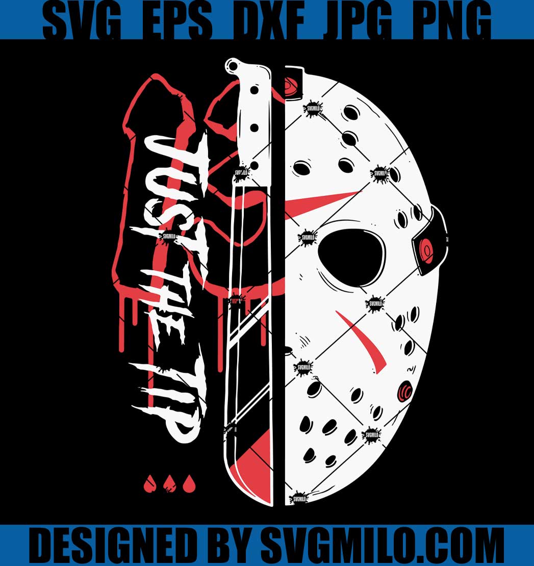 Jason Voorhees Mask SVG, Friday The 13th Halloween Movie SVG, Horror Jason  PNG DXF cut file for cricut