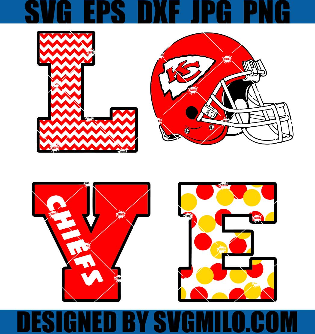 Kansas City Chiefs SVG, Love SVG, Kc Valentine SVG