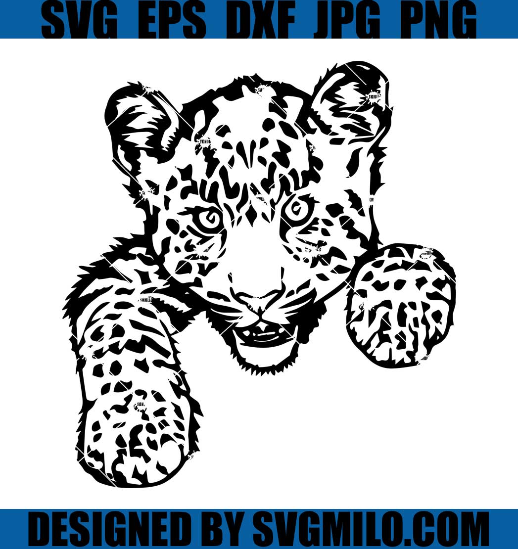 Black and White Leopard Print SVG - Free SVG files