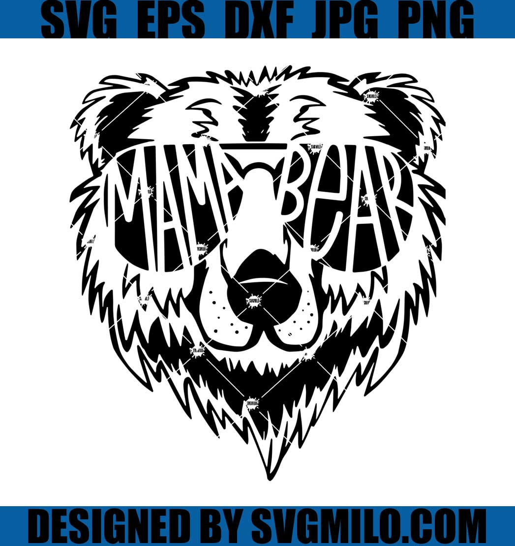 Mama Bear Svg Png Cutting Files