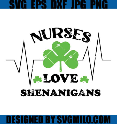Nurses-Love-Shenanigans-SVG_-Nurse--SVG_-Shamrock-Nurse-SVG