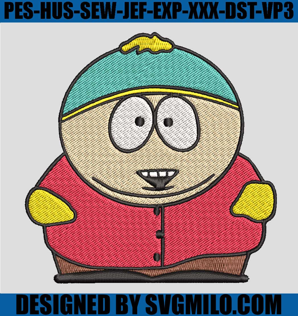 South Park Eric Cartman Southpark Embroidery Designs