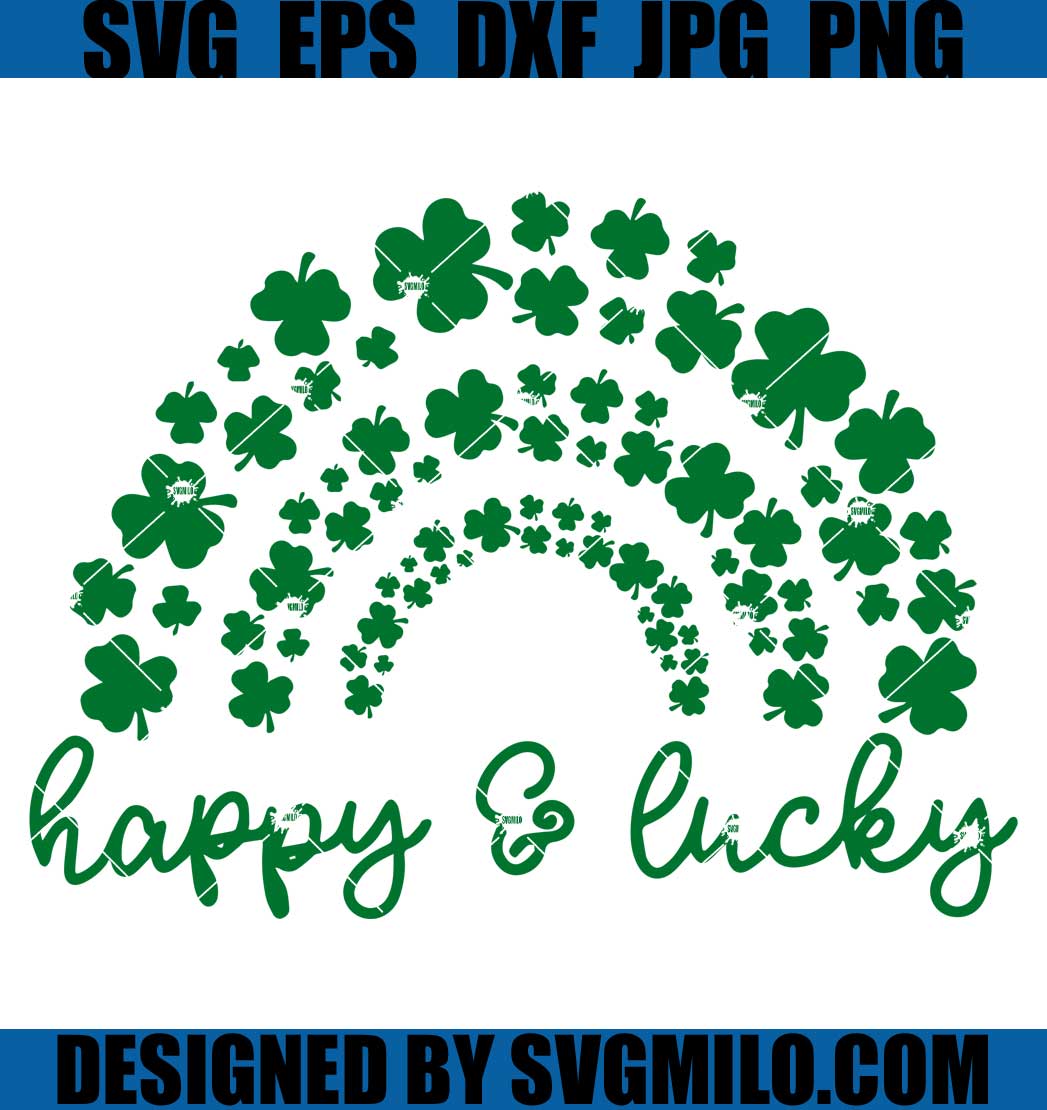 Shamrock Smiley Face SVG, Shamrock SVG, St Patrick's Day SVG
