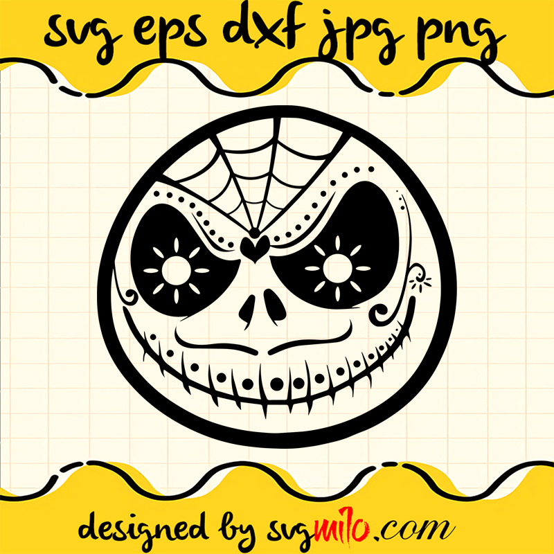 Jack skeleton nightmare before Christmas sugar skull high quality