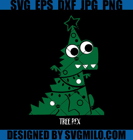 Tree-Rex-Svg_-Christmas-Dinosaur-Svg_-T-rex-Svg_-Xmas-Light-Svg