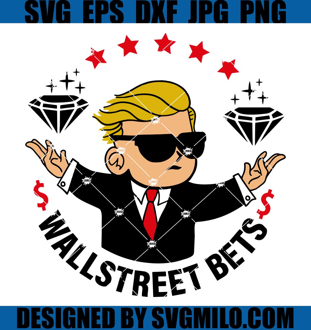 Wallstreet Bets Svg, WSB Wall Street Bets Svg, Wallstreetbets Yolo Svg