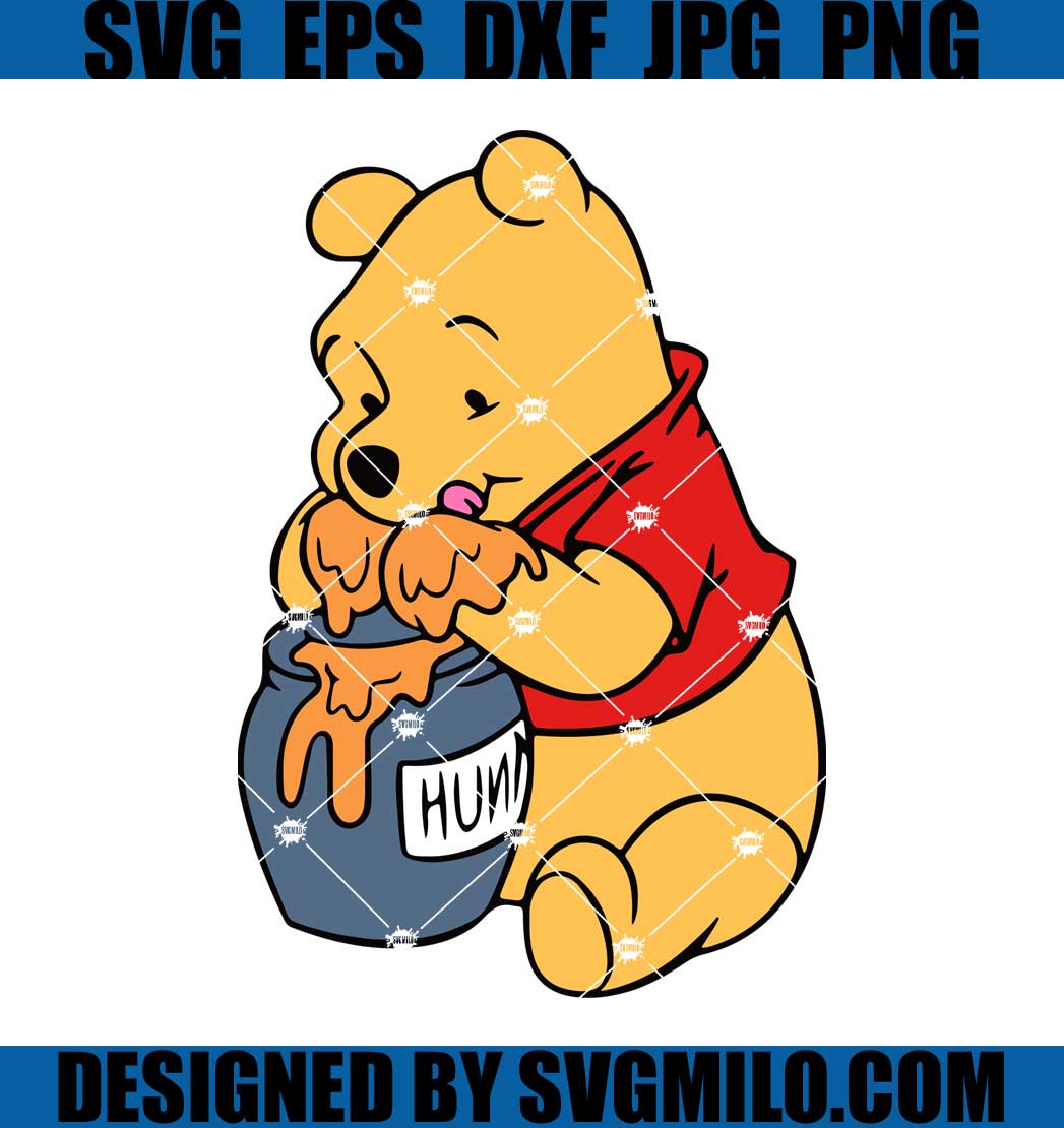 Winnie The Pooh Honey Pot SVG