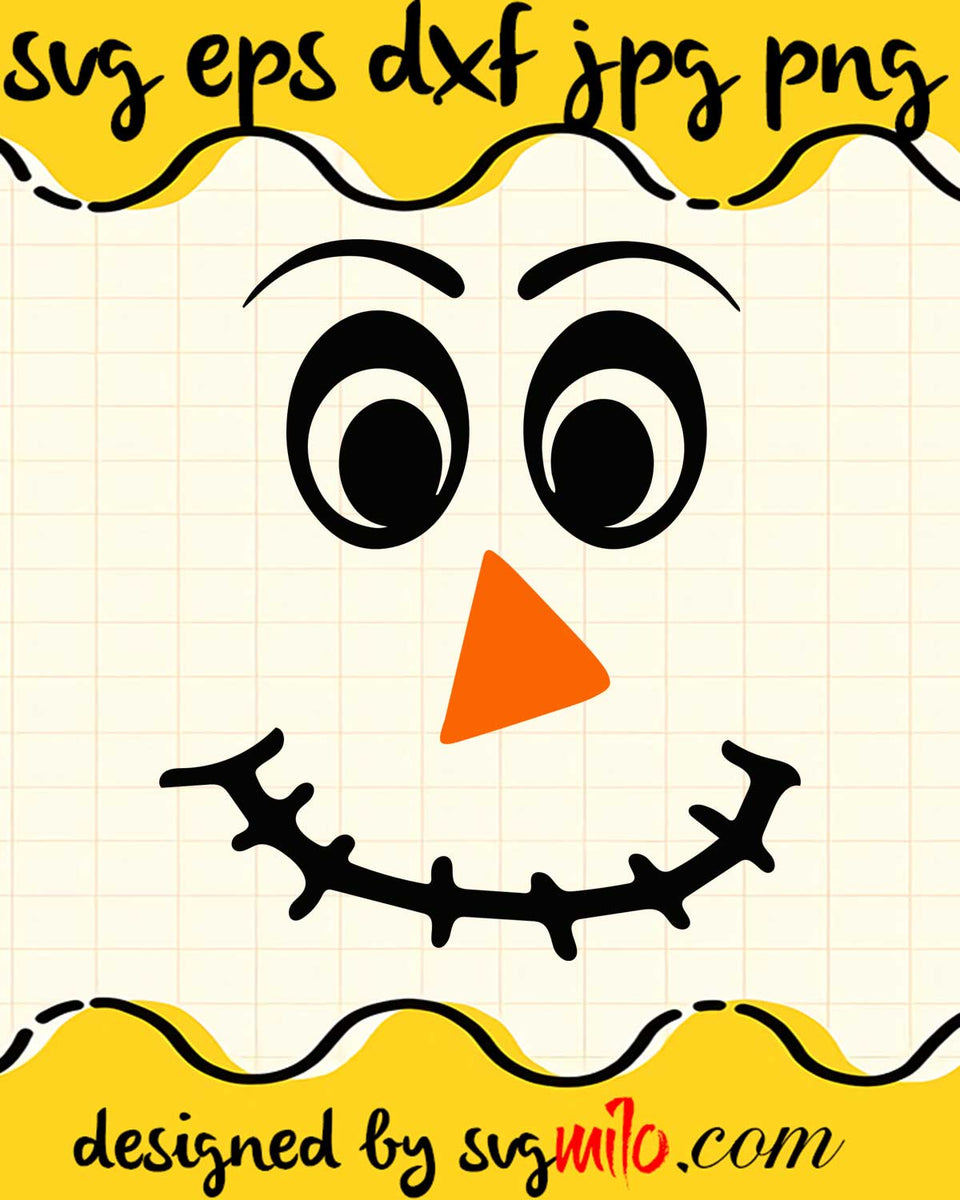 Scarecrow Face File SVG Cricut cut file, Silhouette cutting file,Premium quality SVG - SVGMILO scarecrow-face-file-svg-cricut-cut-file-silhouette-cutting-file-premium-quality-svg-svgmilo