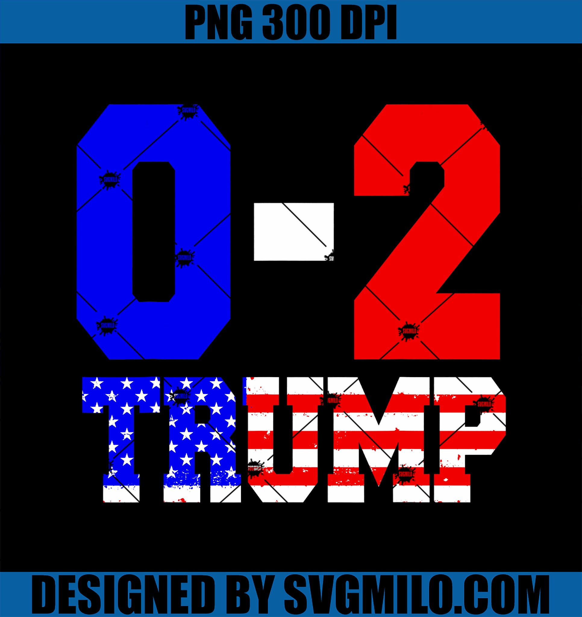 0-2 Trump 2024 Voting Trump for 47th President PNG