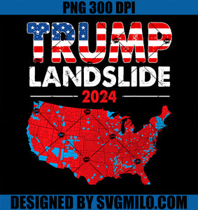 2024 Electoral Map Trump Landslide Red Election Map PNG