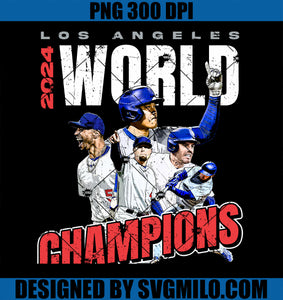 2024 World Champions Los Angeles LA Series Finals PNG