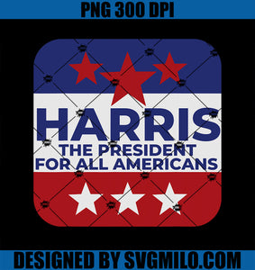 47 Kamala Harris Election Harris Walz Party Wear PNG