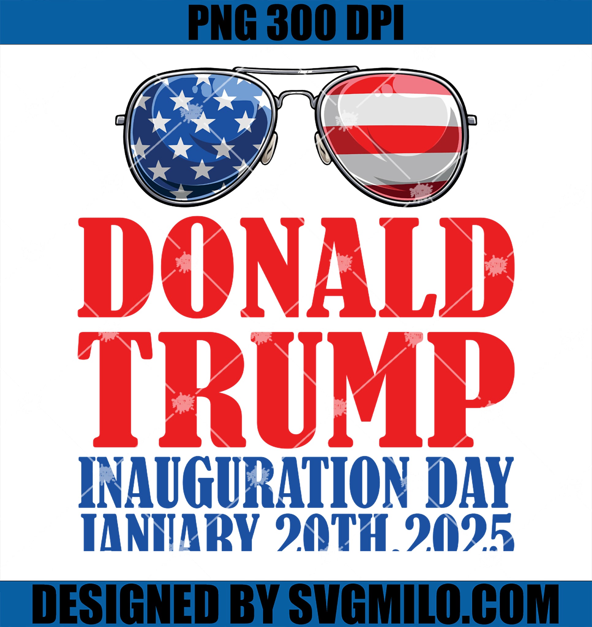 47th USA President Trump Inauguration Day 2025 Celebration PNG