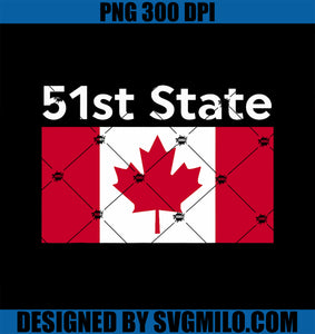 51st STATE Canada Funny Trump PNG