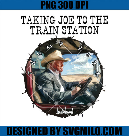 ARTIST PRESIDENT Train Station Western Cowboy Good Man Donald Trump PNG