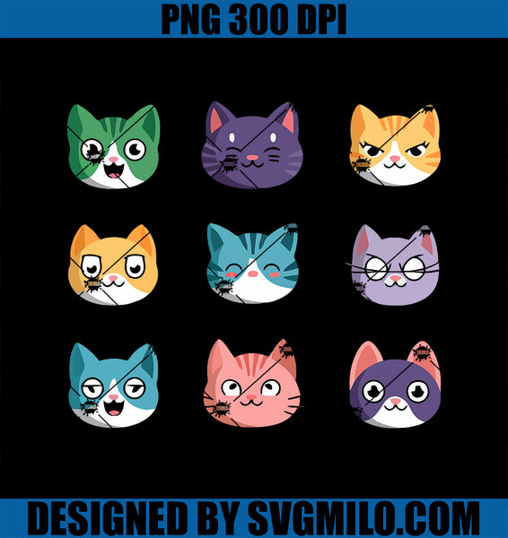 Adorable Meemeow Cats PNG, Plush Squishy Toy For Cat Lovers PNG