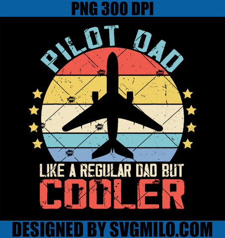 Airplane Captain Pilot Dad PNG, Funny Men Aircraft Aviator Pilot PNG