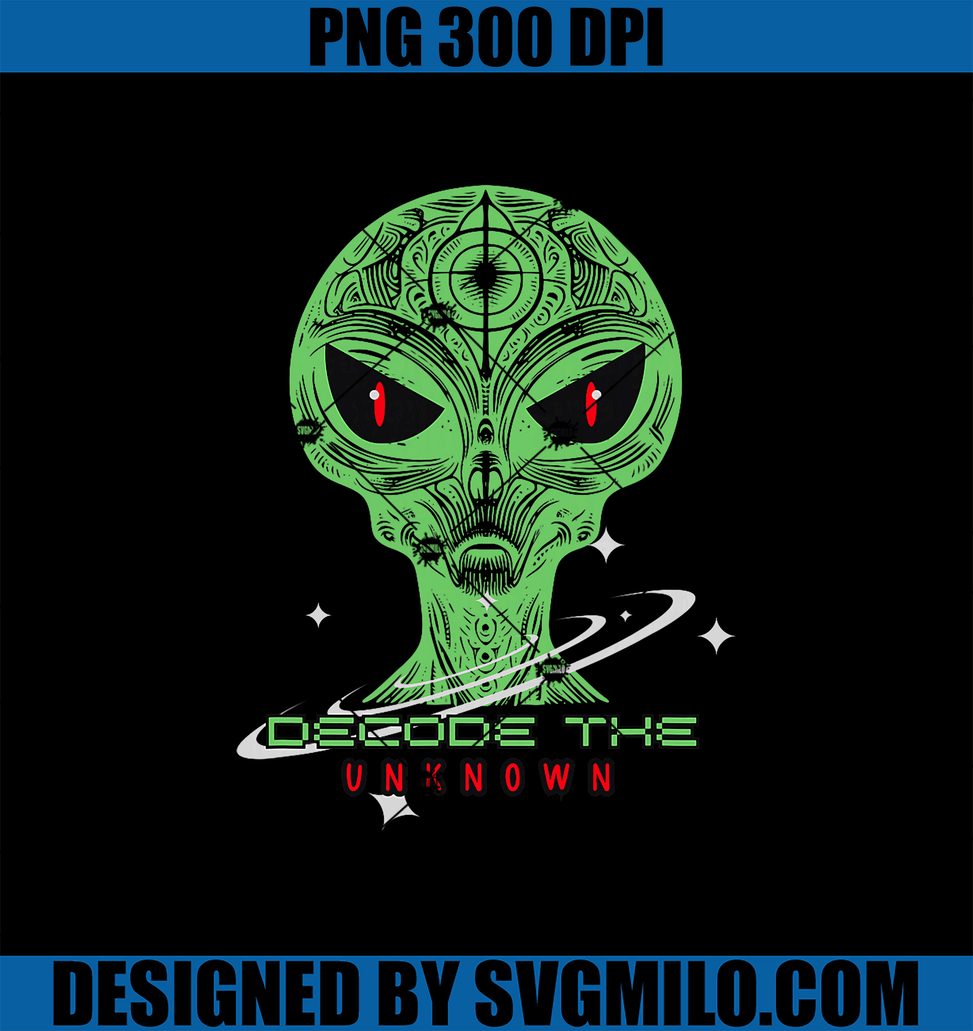 Alien PNG, Decode The Unknown PNG