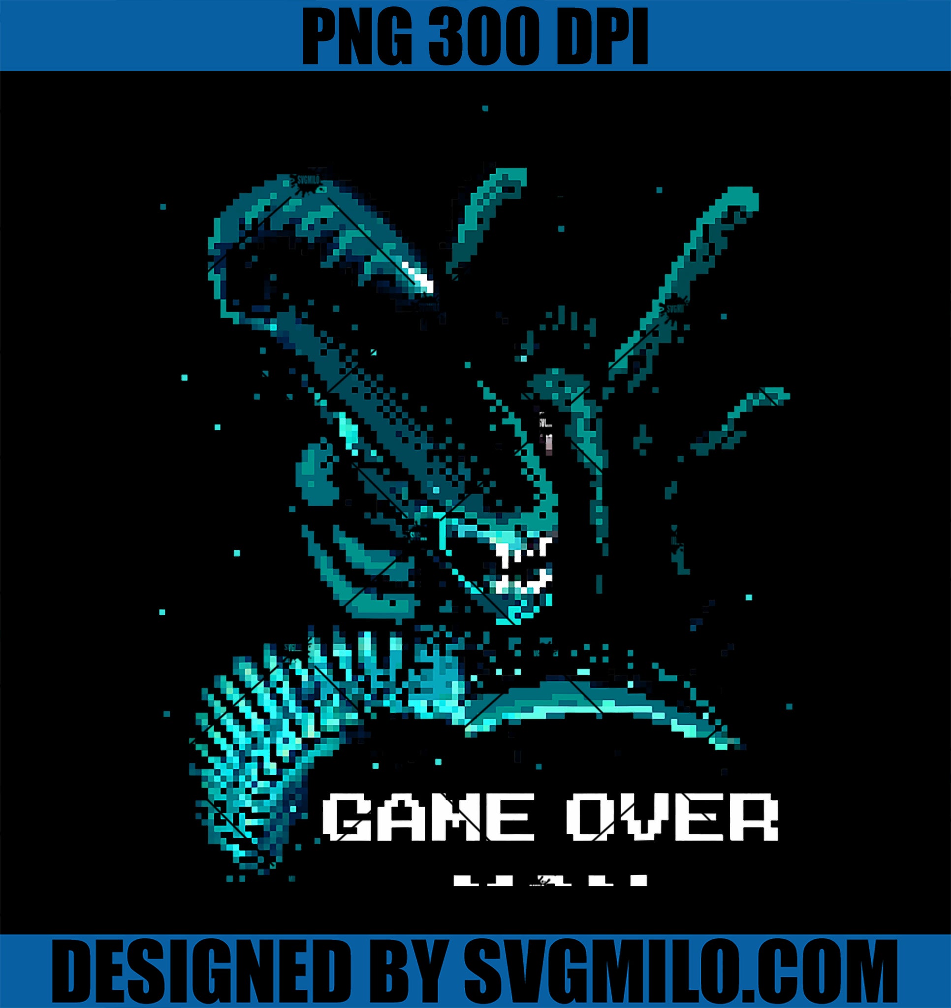 Aliens Iconic Xenomorph Game Over Man PNG