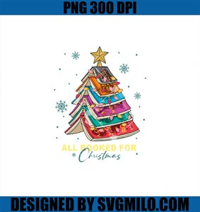 All Booked For Christmas PNG, Book Chrismast Tree PNG