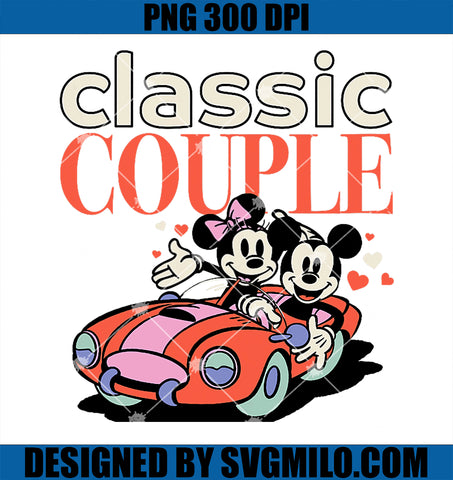 Amazon Essentials Mickey and Minnie Valentine_s Day Classic Couple PNG