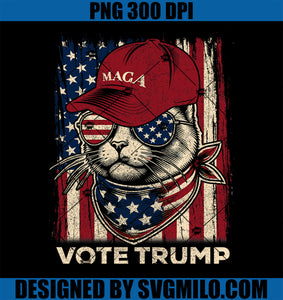 American Flag Vote Trump To Save Our Pets 2024 PNG, Maga Trump PNG