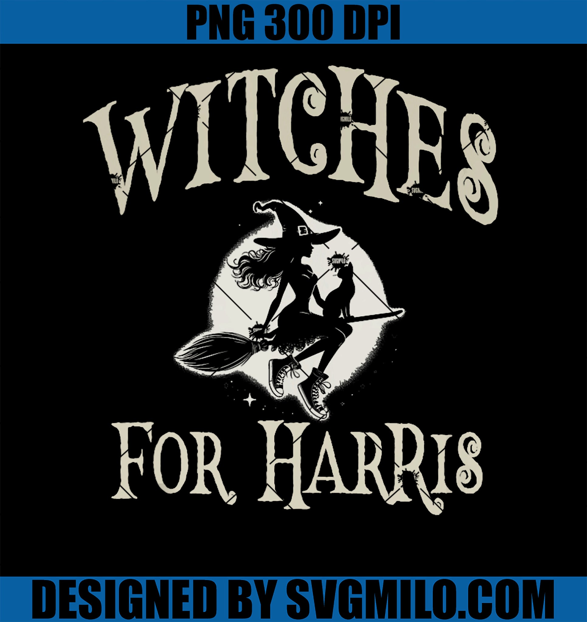 American Witchy Hex Patriarchy WITCHES for KAMALA HARRIS PNG