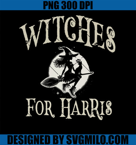 American Witchy Hex Patriarchy WITCHES for KAMALA HARRIS PNG