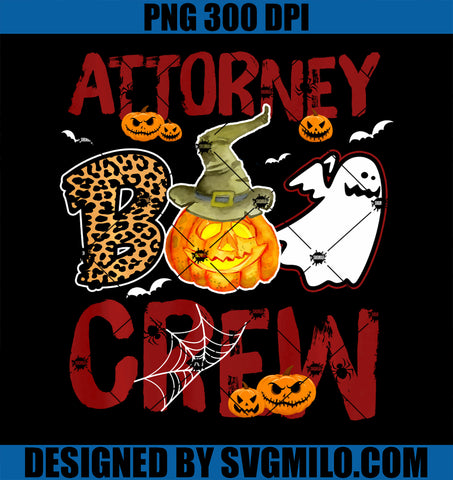 Attorney Boo Crew Halloween Lawyer Match PNG