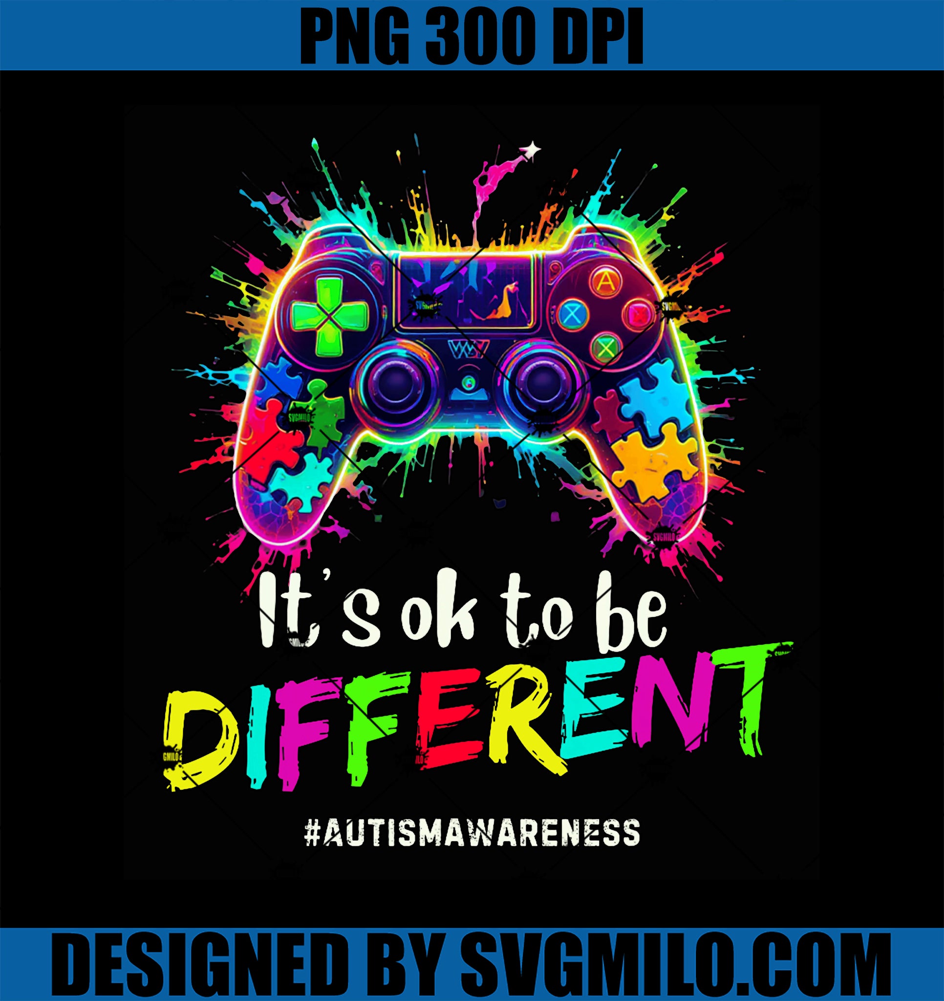 Autism Gamer Awareness Mom Dad PNG, Gaming Video Game Fars Day PNG