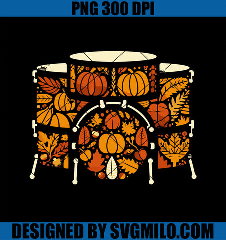 Autumn Pumpkin Fall Drum Thanksgiving PNG