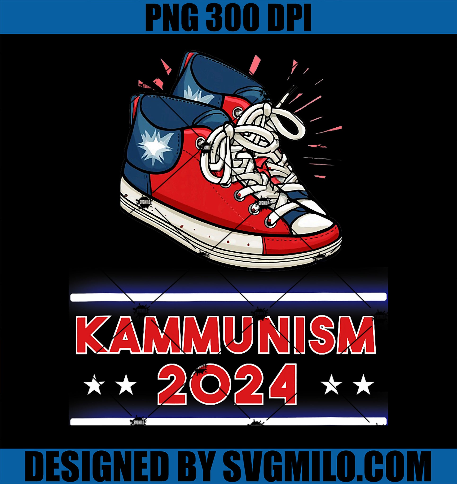 Awesome Kamala Harris Kammunism Communism Harris Walz 2024 PNG