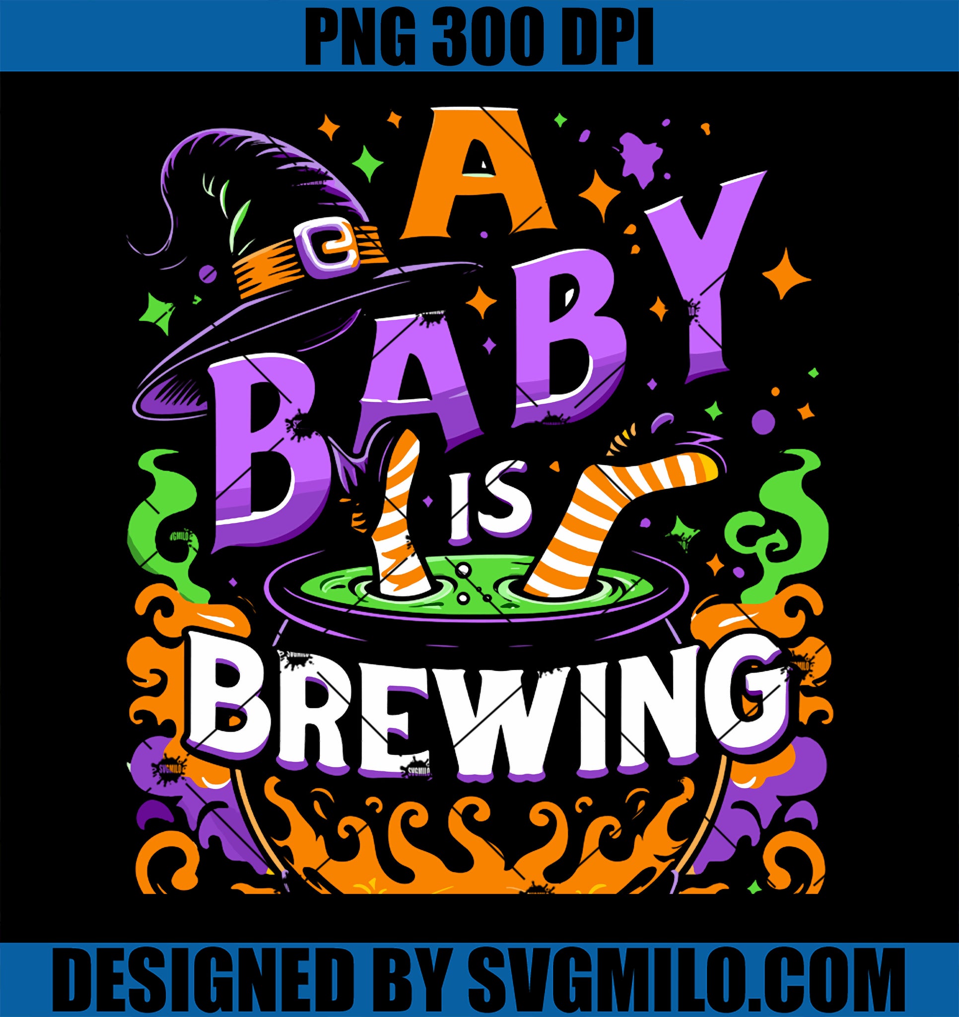 Baby Is Brewing Halloween PNG, Baby Pregnancy Announcement Mom PNG