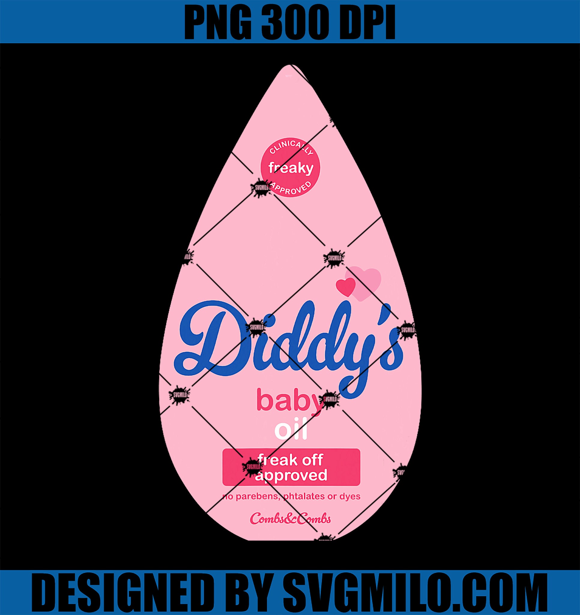 Baby Oil Diddy_s PNG, Funny Bottle for Halloween PNG