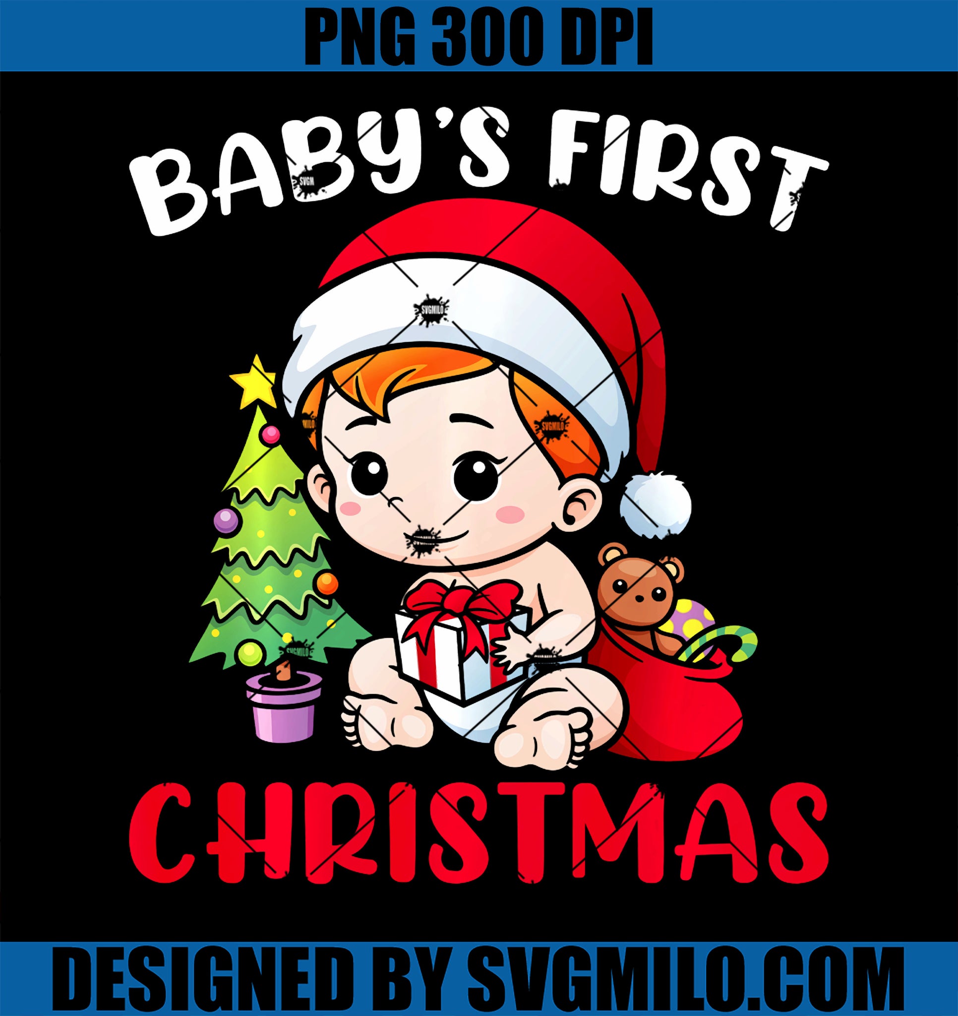 Baby_s First Christmas On The Inside Pregnancy Announcement PNG