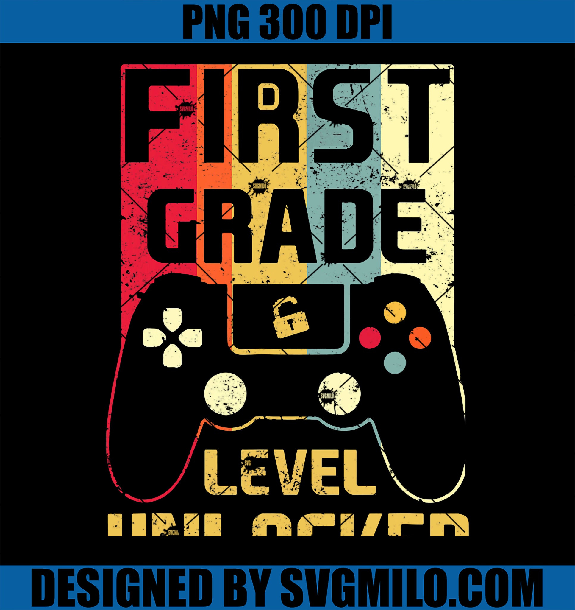 Back To School 1st Grade Level Unlocked PNG, Video Game Switch PNG