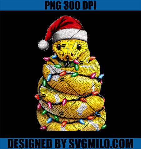 Ball Python Snake Christmas Hat Xmas PNG