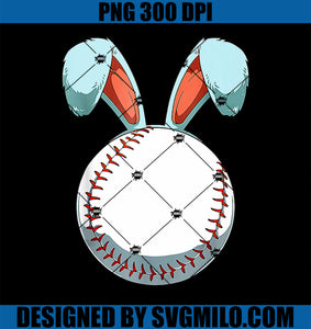 Baseball Easter Bunny PNG, Ears Easter Eggs Hunting Basket PNG